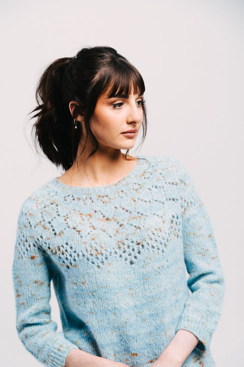 CATS PAW SHETLAND LACE TOP by SUSAN ANDERSON