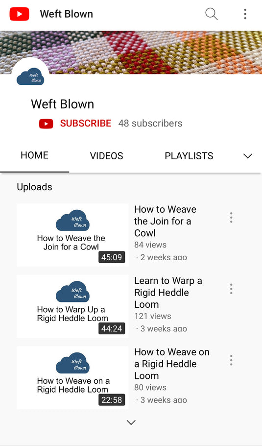 Weft Blown YouTube