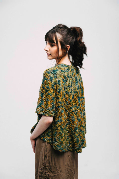 MAP LICHEN OPEN CARDIGAN by SAMIRA HILL, EILDON HILLS DESIGNS