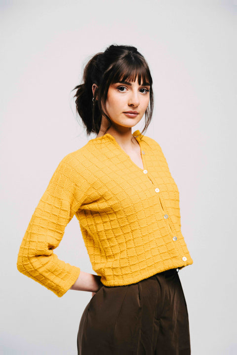 SICCAR POINT CARDIGAN by MADDIE HARVEY, HARVEY KNITS