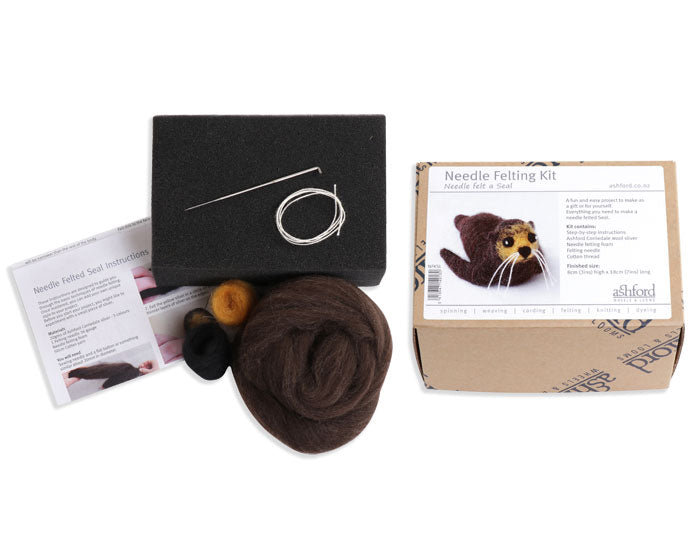 Load image into Gallery viewer, Ashford Needle Felting Kit - Sammy the Seal
