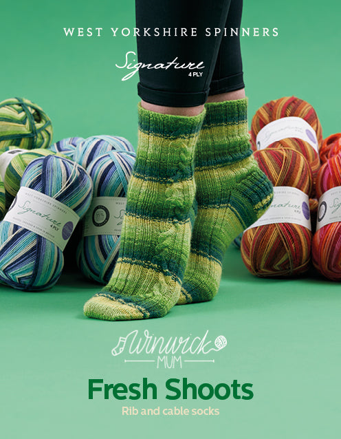 Fresh Shoots Sock Pattern
