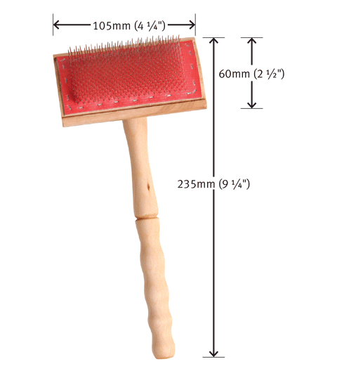 Ashford Flick Carder - dimensions