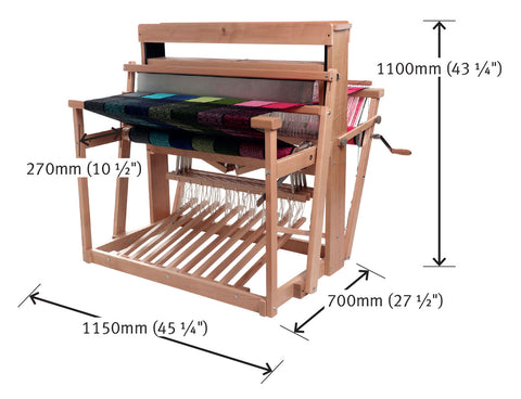 Ashford Jack Loom - dimensions