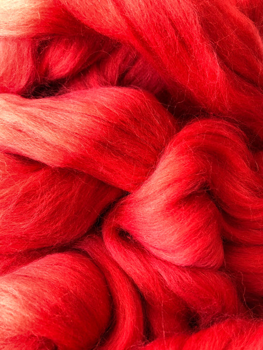 Shetland Wool Top - Poppy