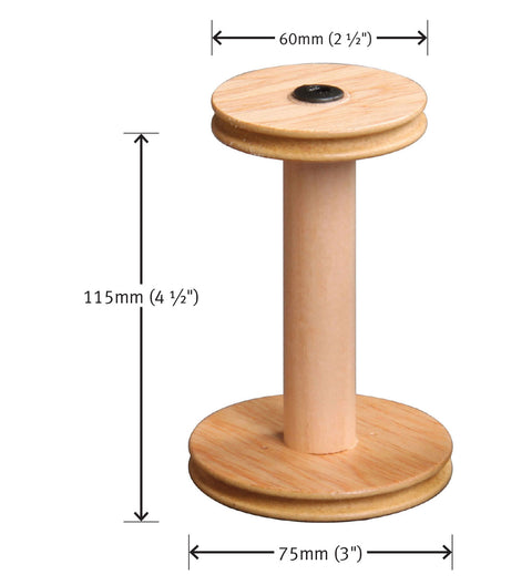 Ashford Bobbin - Standard - dimensions