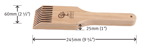 Ashford Tapestry Beater - dimensions
