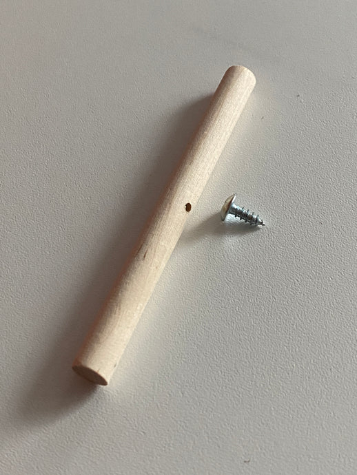 Schacht Wooden Dowel Handle for Rigid Heddle Looms