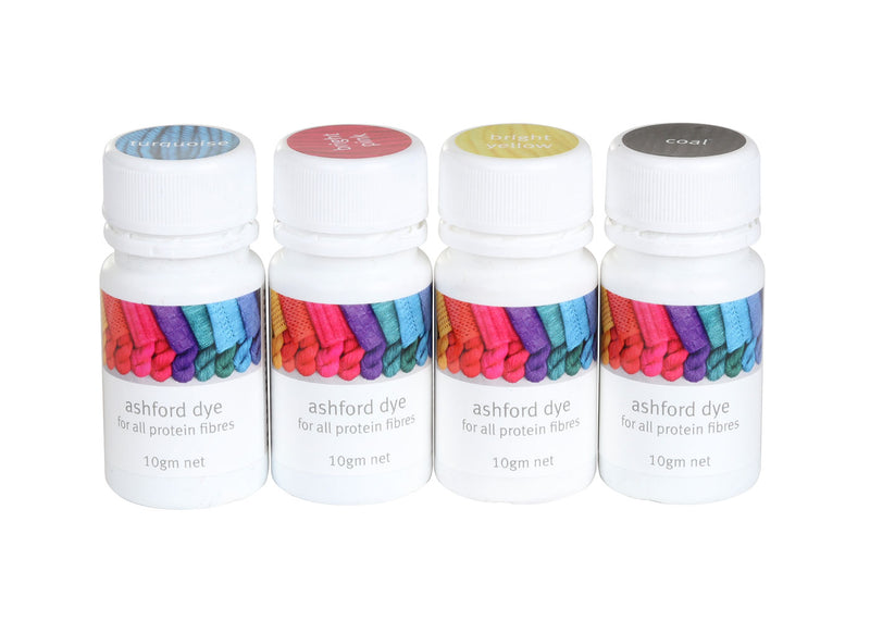 Load image into Gallery viewer, Ashford CMYK Dye Kit (4 x 10g)
