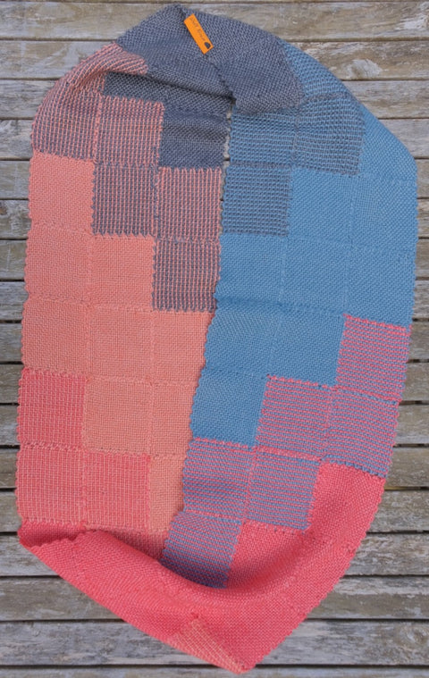 Winter Sunset Cowl Pin Loom Weaving Kit by Ange Sewell at Weft Blown