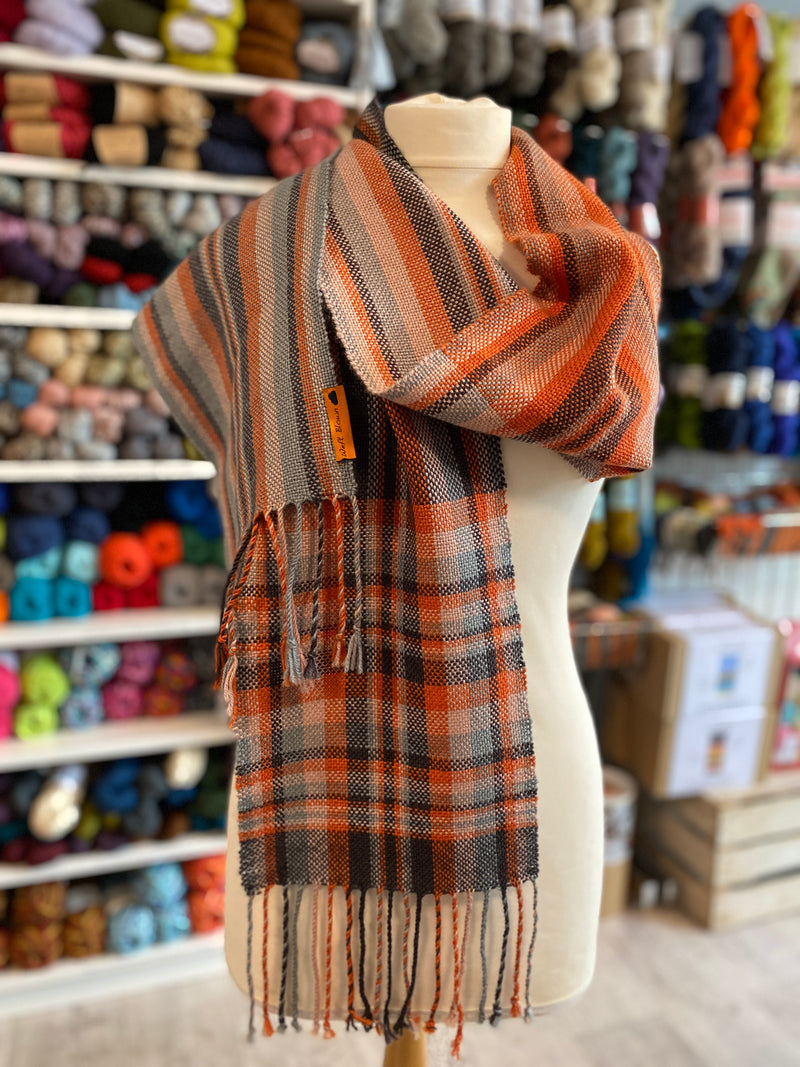 Load image into Gallery viewer, Autumn Sunset Scarf by Ange Sewell
