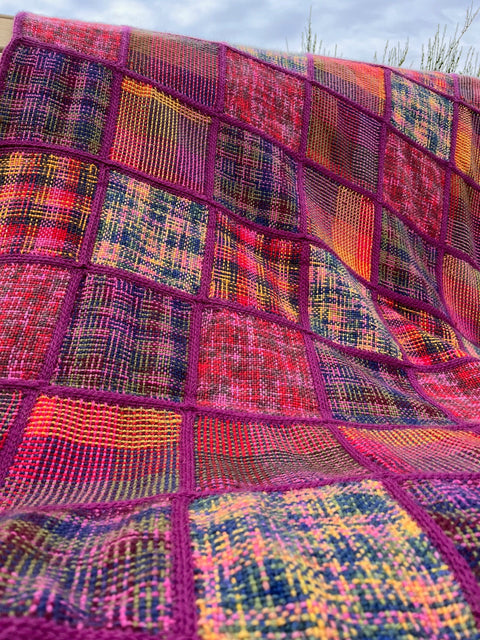 Botanical Blanket Pin Loom Weaving Kit by Weft Blown