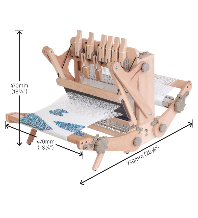 Load image into Gallery viewer, Ashford Katie Table Loom Dimensions
