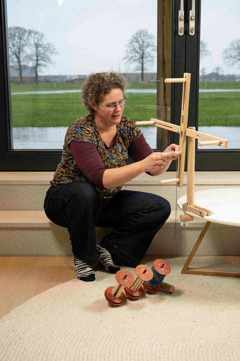 Lojan Skeinwinder being used by Loes at Lojan