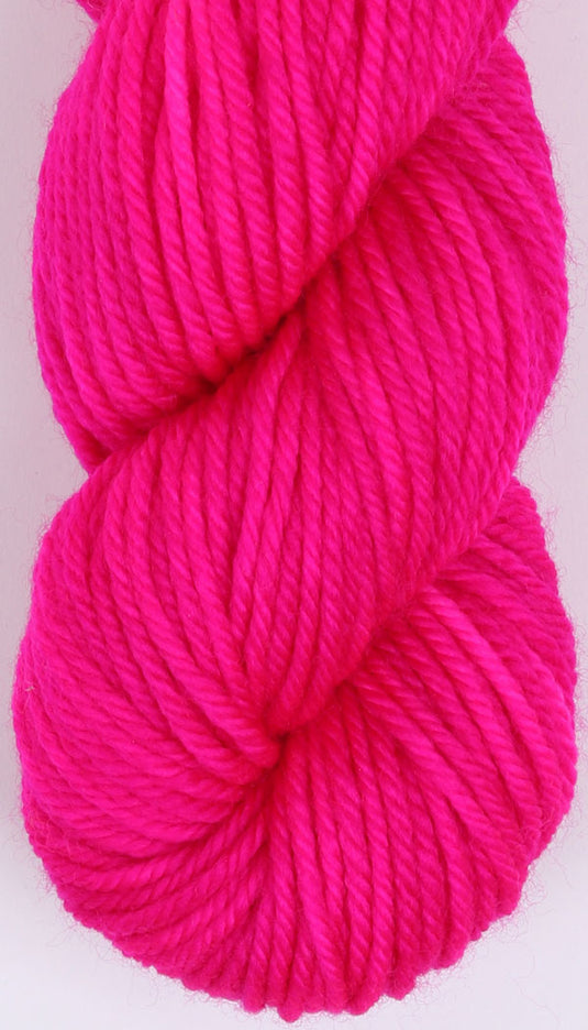 Bright Pink Ashford Dyed Yarn