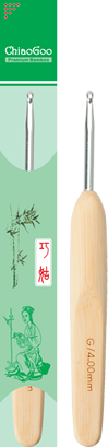 Chiaogoo Crochet Hooks - Bamboo, Metal Head