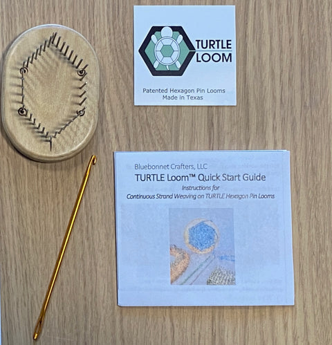 Elongon™ 1" - Fine Sett - Elongated Hexagon Pin Loom Kit