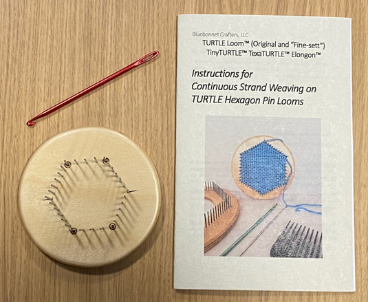 TinyTURTLE™ Hexagon Pin Loom Kit - 2" (Gen 2)