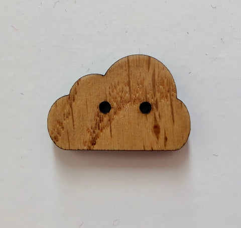 Weft Blown Cloud Button