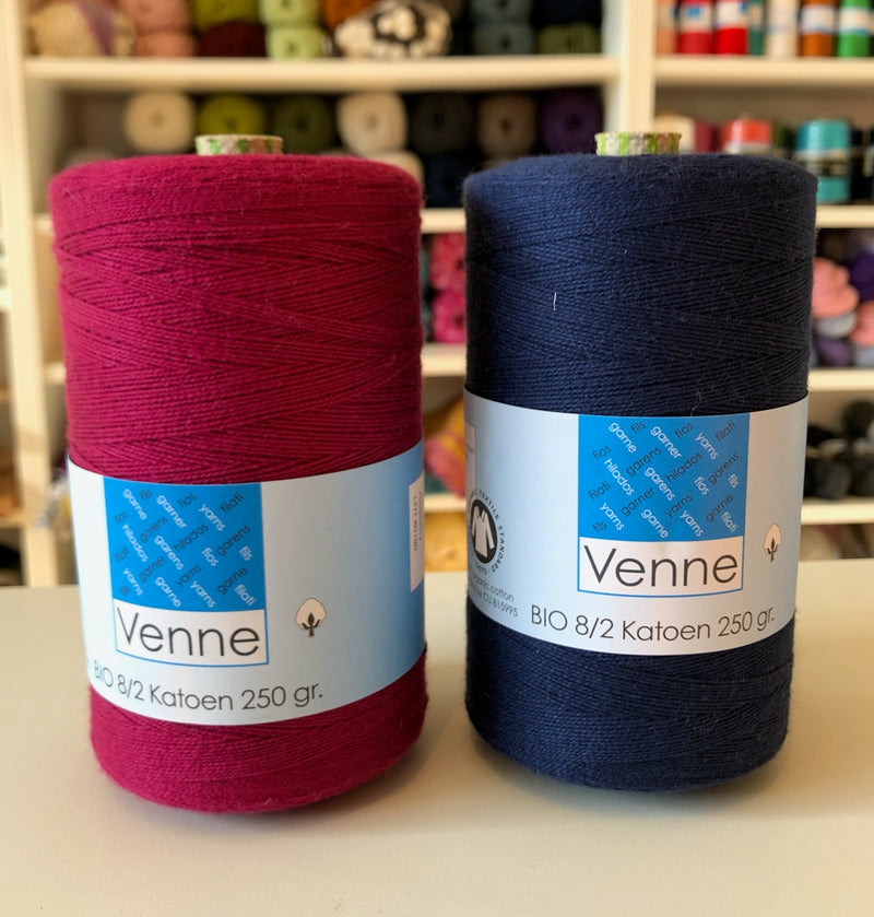 Load image into Gallery viewer, Venne Unmercerised 8/2 Organic Cotton 250g
