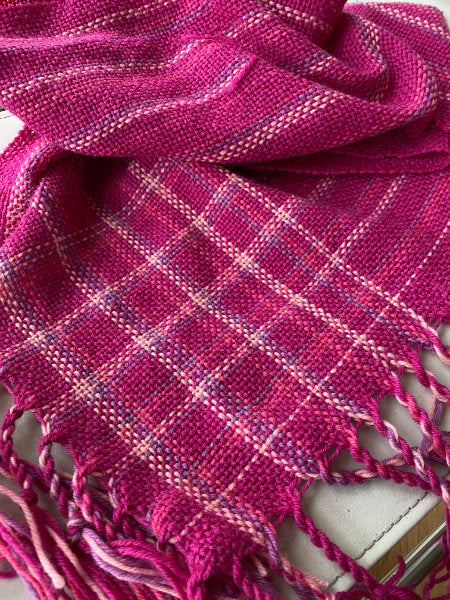 Wandering Stripes Cowl Weaving Kit by Weft Blown