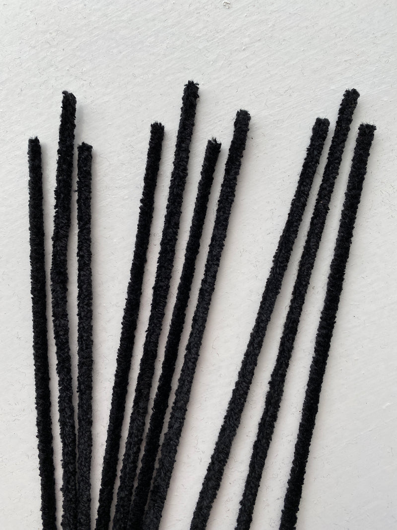 Load image into Gallery viewer, Pipe Cleaners Pack of 10 - Black
