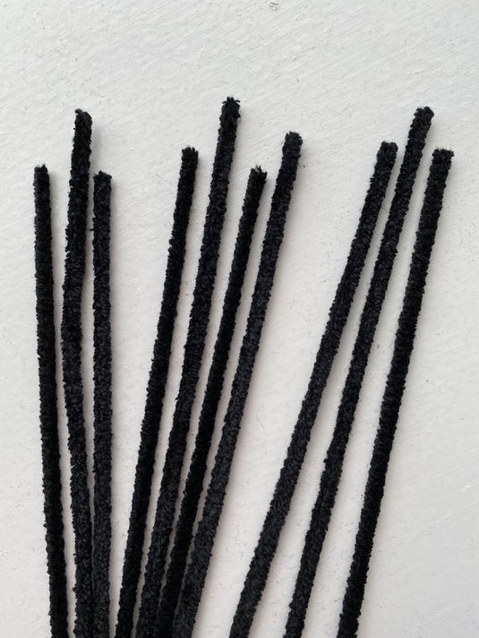 Pipe Cleaners Pack of 10 - Black