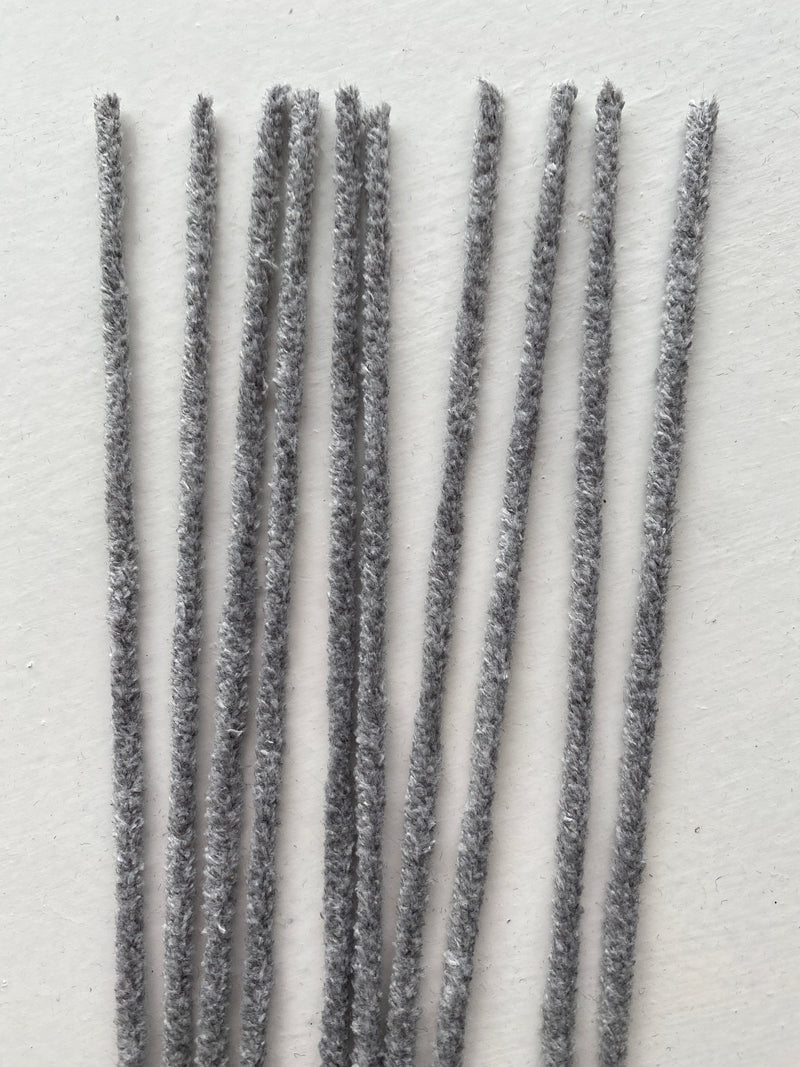 Load image into Gallery viewer, Pipe Cleaners Pack of 10 - Grey
