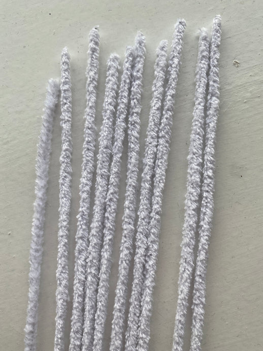 Pipe Cleaners Pack of 10 - White