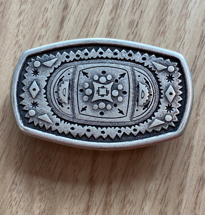 Old ‘Silver’ Colour Buckle/Slider by Textile Garden