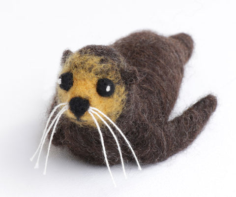 Ashford Needle Felting Kit - Sammy the Seal