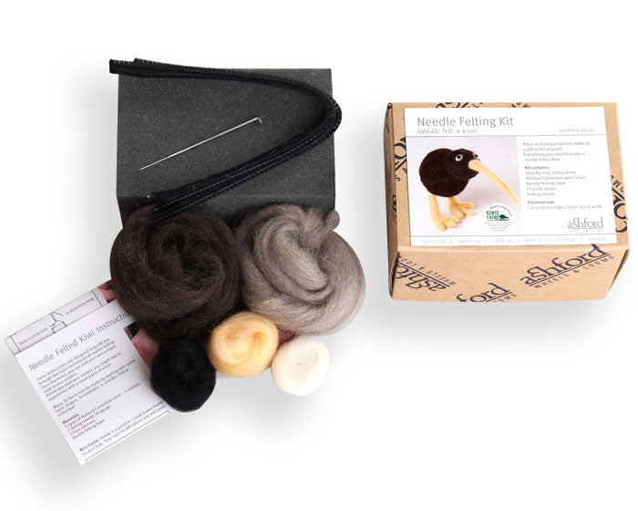 Load image into Gallery viewer, Ashford Needle Felting Kit - Kelvin the Kiwi
