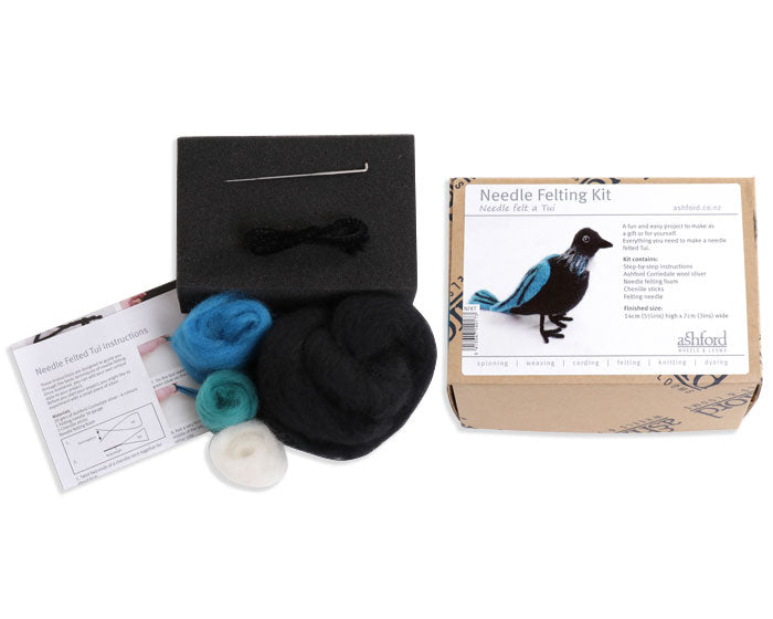 Load image into Gallery viewer, Ashford Needle Felting Kit - Theodore the Tui
