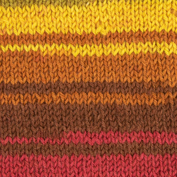 Load image into Gallery viewer, Autumn Leaves Knitted Swatch

