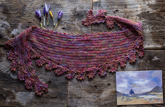 Your Mileage May Vary Shawl by Joanne Scrace