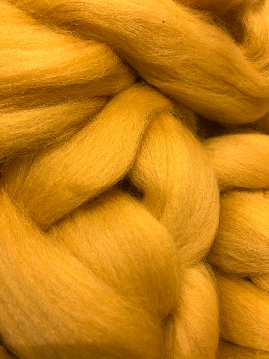 Dyed Shetland Wool Top 100g