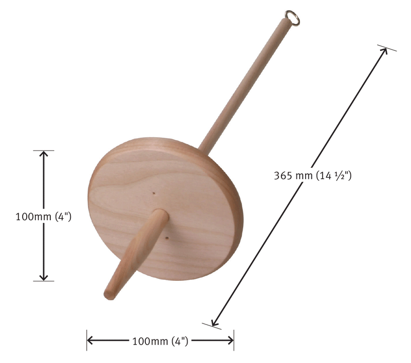Load image into Gallery viewer, Ashford Classic Drop Spindle - dimensions

