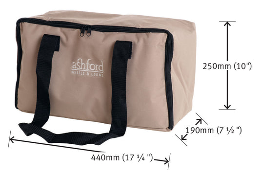 Ashford E-Spinner 3 - bag dimensions