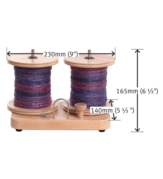 Ashford E-Spinner 3 - lazy kate dimensions