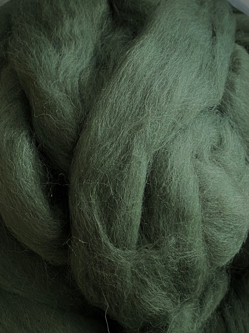 Load image into Gallery viewer, Dyed Shetland Wool Top 100g
