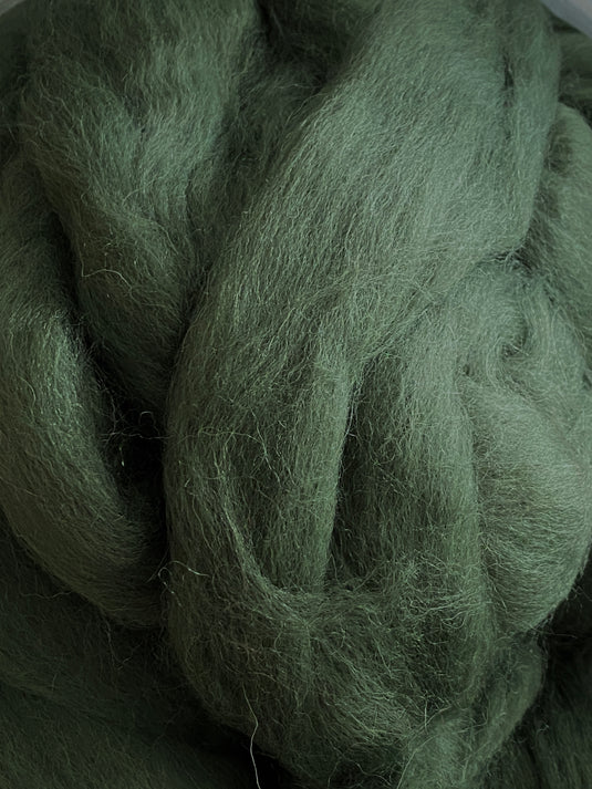 Dyed Shetland Wool Top 100g