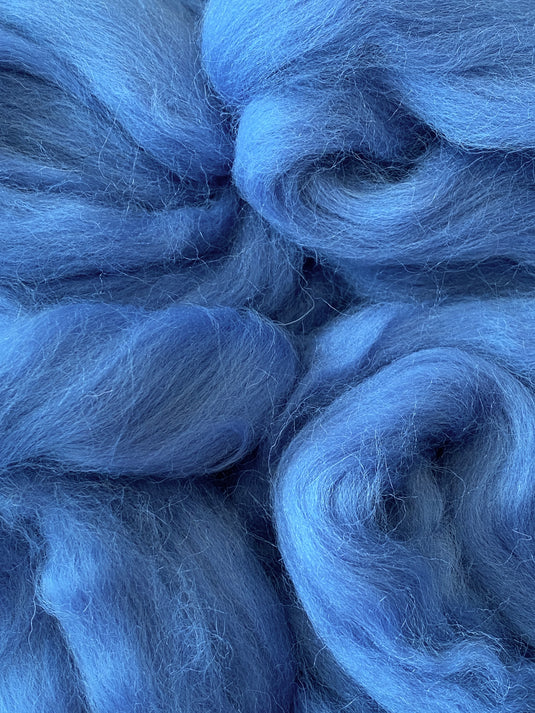 Dyed Shetland Wool Top 100g