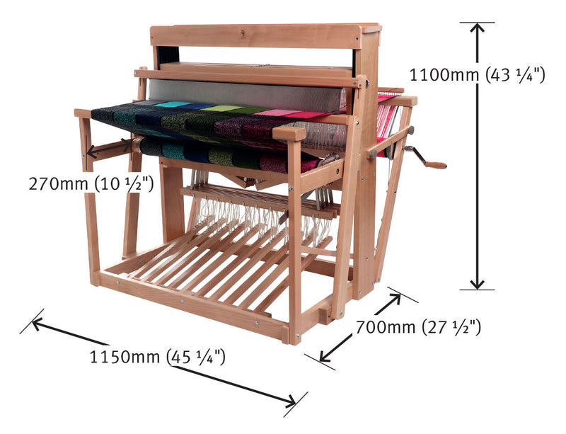 Load image into Gallery viewer, Ashford Jack Loom - dimensions
