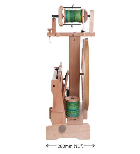 Ashford Kiwi 3 Spinning Wheel - dimensions