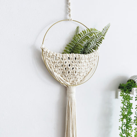 Kit Weave With Me Wall Planter in Macrame by Casasol