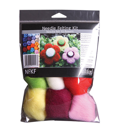 Ashford Needle Felting Kit - Flowers
