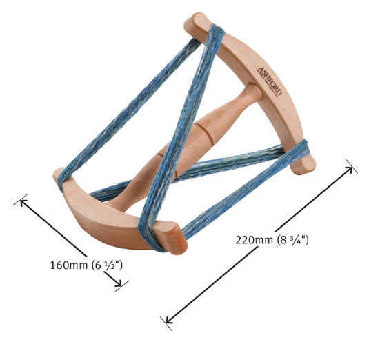 Ashford Niddy Noddy Sampler - dimensions