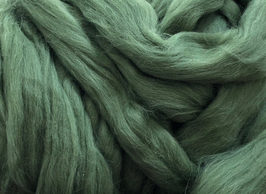 Shetland Wool Top - Olive