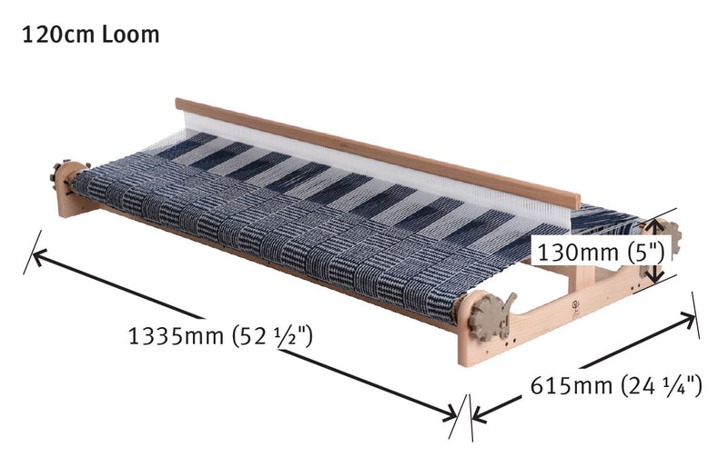 Load image into Gallery viewer, Ashford Rigid Heddle Loom 120cm/48&quot; - dimensions
