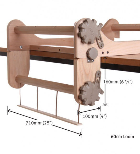 Ashford Freedom Roller for Rigid Heddle Loom - 60cm dimensions